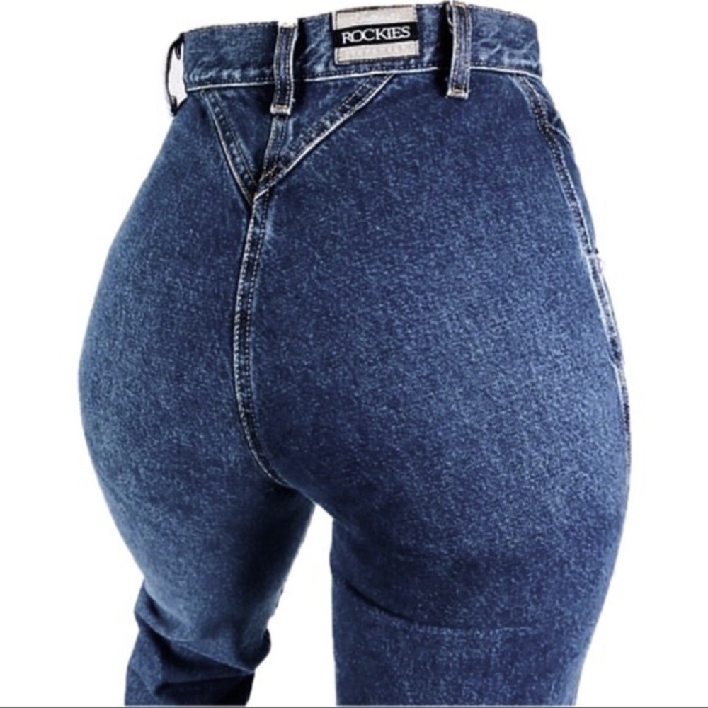 Vintage 80’s-90’s All-Cotton Denim Bareback Jeans Rocky Mountain Clothing Co.
